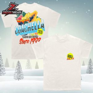 Coachella 2026 Fruta Picada Tee Merchandise Limited Two Sided Unisex T-Shirt
