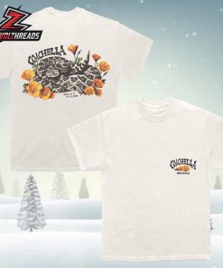 Coachella 2026 Ophidian And Poppies Tee Merchandise Limited Two Sided Unisex T-Shirt