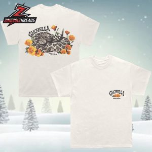 Coachella 2026 Ophidian And Poppies Tee Merchandise Limited Two Sided Unisex T-Shirt