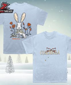 Coachella Ribbons And Roses 2026 Lineup Tee Merchandise Limited Two Sided Unisex T-Shirt