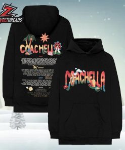 Coachella Felt Cute 2026 Lineup Hoodie Merchandise Limited Two Sided Unisex T-Shirt