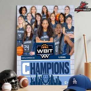Columbia University Are 2026 WBIT Champions Home Decor Poster Canvas