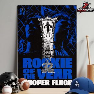 Cooper Flagg Dallas Marvericks Is The 2025-26 NBA Rookie Of The Year Home Decor Poster Canvas