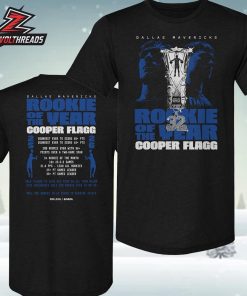 Cooper Flagg Dallas Mavericks Rookie Of The Year Chain Tee Two Sided Unisex T-Shirt