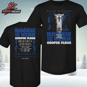 Cooper Flagg Dallas Mavericks Rookie Of The Year Chain Tee Two Sided Unisex T-Shirt