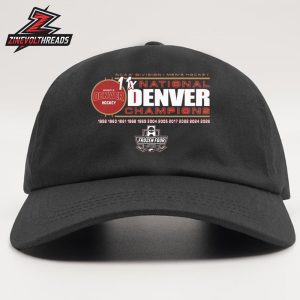 Denver Pioneers 11-Time NCAA Frozen Four Men’s Ice Hockey National Champions Snapback Classic Hat Cap