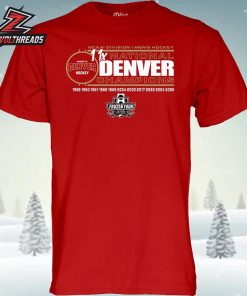 Denver Pioneers 11-Time NCAA Frozen Four Men’s Ice Hockey National Champions Unisex T-Shirt