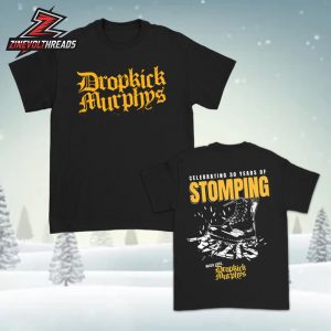 Dropkick Murphys 30 Years Of Stomping Nazis Tee Two Sided Unisex T-Shirt