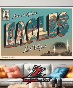 Eagles Band Poster For The Weekend Live At Sphere Las Vegas Nevada On April 10th And 11th 2026 Home Decor Poster Canvas