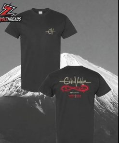 Eddie Vedder Japan Tour 2026 Figure 8 Dragon Tee Merchandise Limited Two Sided Unisex T-Shirt