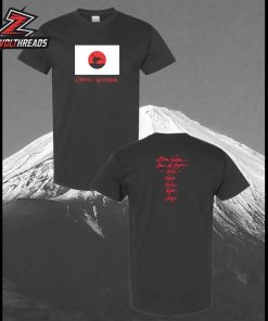 Eddie Vedder Japan Tour 2026 Flag Tee Merchandise Limited Two Sided Unisex T-Shirt