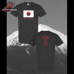 Eddie Vedder Japan Tour 2026 Flag Tee Merchandise Limited Two Sided Unisex T-Shirt