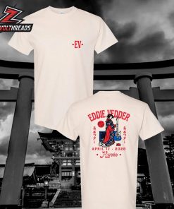 Eddie Vedder Japan Tour 2026 Geisha Event Tee At ROHM Theatre Kyoto On April 17th Two Sided Unisex T-Shirt