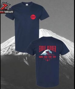 Eddie Vedder Japan Tour 2026 Great Wave Tee Merchandise Limited Two Sided Unisex T-Shirt