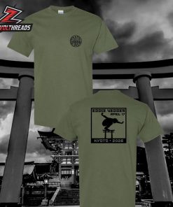 Eddie Vedder Japan Tour 2026 Hanko Event Tee At ROHM Theatre Kyoto On April 17th Two Sided Unisex T-Shirt