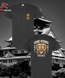 Eddie Vedder Japan Tour 2026 Tiger Event Tee At Festival Hall Osaka Japan On April 16th Two Sided Unisex T-Shirt