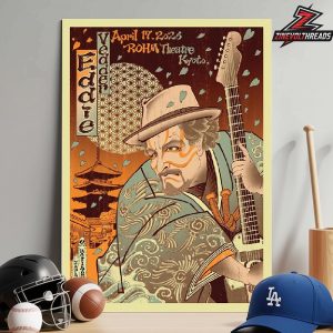 Eddie Vedder Japan Tour 2026 Venue Artwork Poster At ROHM Theatre Kyoto On April 17th Home Decor Poster Canvas