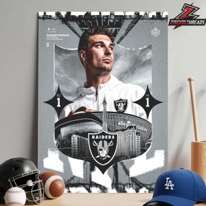 Fernando Mendoza Is The First Pick In NBA Draft 2026 By Las Vegas Raiders Home Decor Poster Canvas