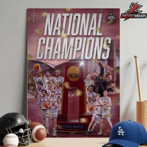 Gannon Golden Knights Are The NCAA Divison II 2026 National Champions Home Decor Poster Canvas