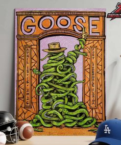 Goose The Band Artwork Event Poster By JustAJar At Fort Lauderdale Florida On April 14th-15th 2026 Home Decor Poster Canvas