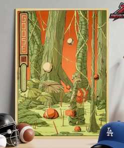Goose The Band Artwork Event Poster By Mike Fudge At Fort Lauderdale Florida On April 14th-15th 2026 Home Decor Poster Canvas