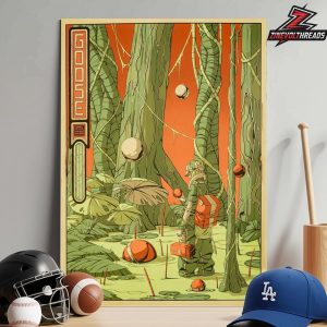 Goose The Band Artwork Event Poster By Mike Fudge At Fort Lauderdale Florida On April 14th-15th 2026 Home Decor Poster Canvas