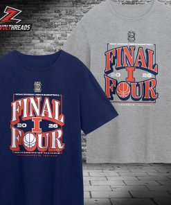 Illinois Fighting Illini NCAA Men’s Basketball 2026 Tournament March Madness Final Four Unisex T-Shirt