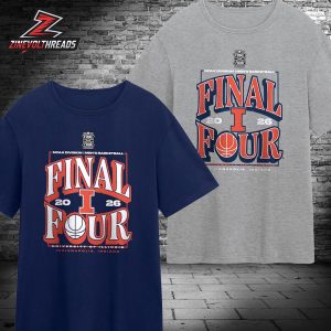 Illinois Fighting Illini NCAA Men’s Basketball 2026 Tournament March Madness Final Four Unisex T-Shirt