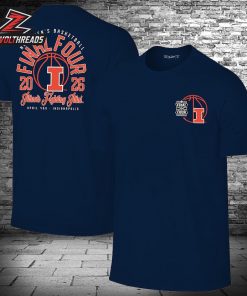 Illinois Fighting Illini NCAA Men’s Basketball Tournament 2026 March Madness Final Four Two Sided Unisex T-Shirt