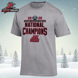 Jacksonville State Gamecocks 2026 NCAA Bowling National Champions Unisex T-Shirt