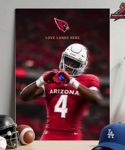 Jeremiyah Love Is The 3rd Pick In NBA Draft 2026 By Arizona Cardinals Home Decor Poster Canvas