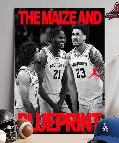 Jordan Brand Celebrates Michigan Wolverines With 2026 NCAA Men’s National Champions Home Decor Poster Canvas