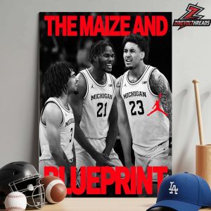 Jordan Brand Celebrates Michigan Wolverines With 2026 NCAA Men’s National Champions Home Decor Poster Canvas