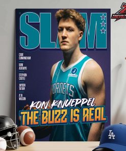 Kon Knueppel Charlotte Hornets On Slam 261 Cover Magazine The Buzz Is Real Home Decor Poster Canvas