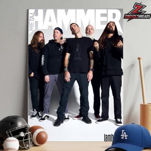Lamb Of God On Lastest Issue 411 Metal Hammer Magazine Cover Home Decor Poster Canvas