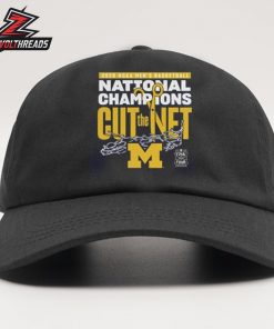 Michigan Wolverines 2026 Men’s Basketball National Champions Cut The Net Snapback Classic Hat Cap