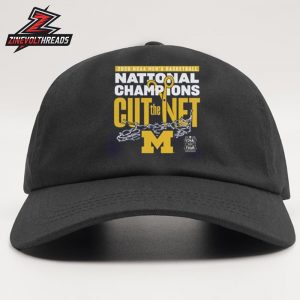 Michigan Wolverines 2026 Men’s Basketball National Champions Cut The Net Snapback Classic Hat Cap