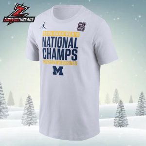 Michigan Wolverines Men’s Basketball National Champions Celebration Unisex T-Shirt