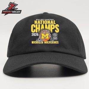 Michigan Wolverines Men’s Basketball National Champions Cut Net Snapback Classic Hat Cap