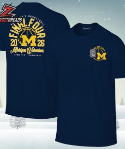 Michigan Wolverines NCAA Men’s Basketball Tournament 2026 March Madness Final Four Two Sided Unisex T-Shirt