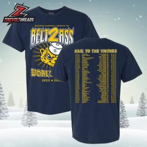 Michigan Wolverines National Champions 2025-26 Basketball Tour Title Tee Unisex T-Shirt
