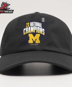 Michigan Wolverines Two-Time NCAA Men’s Basketball National Champions Post Move Snapback Classic Hat Cap