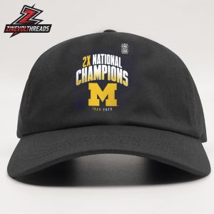 Michigan Wolverines Two-Time NCAA Men’s Basketball National Champions Post Move Snapback Classic Hat Cap
