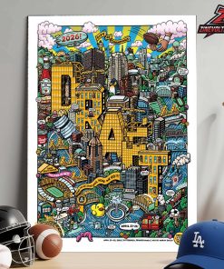 Pittsburgh Steelers Limited Edition 2025 NFL Draft Poster City Of Champions Home Decor Poster Canvas