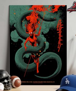 Puscifer Artwork Poster At OLG Stage At Fallsview Casino Niagara Falls ON On Wednesday April 15th 2026 Home Decor Poster Canvas