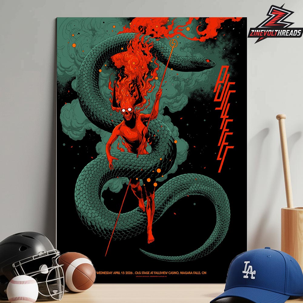 Puscifer Artwork Poster At OLG Stage At Fallsview Casino Niagara Falls ON On Wednesday April 15th 2026 Home Decor Poster Canvas
