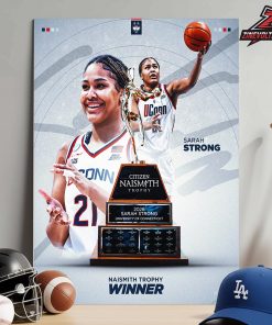 Sarah Strong Uconn Huskies Is The 2026 Naismith Trophy Winner Home Decor Poster Canvas