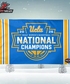 UCLA Bruins 2026 First Ever NCAA Women’s Basketball National Champions Double Side Garden House Flag