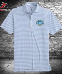 UCLA Bruins 2026 NCAA Women’s Basketball National Champions Stetson Stripe Polo Shirt