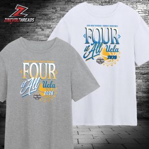UCLA Bruins 2026 NCAA Women’s Basketball Tournament March Madness Final Four Zone Move Unisex T-Shirt